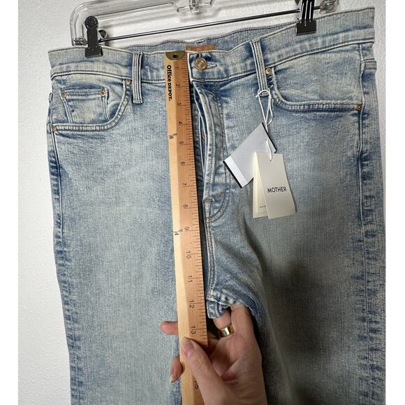 NWT Mother Light Acid Wash Button Fly tomcat Marrakesh Jeans 32 - Picture 13 of 16